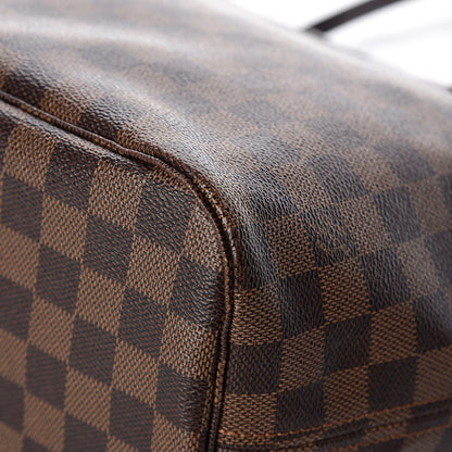 Louis Vuitton Damier Ebene Neo Neverfull MM Rose Ballerine 19 of 21