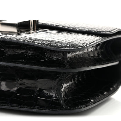 Hermes Shiny Alligator Constance 18 Black 10 of 10