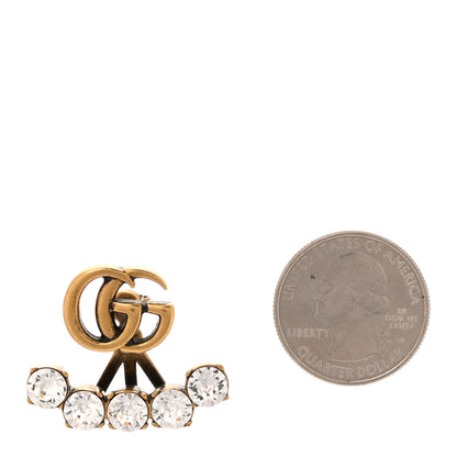 Gucci Crystal Single GG Earring Gold 2 of 5