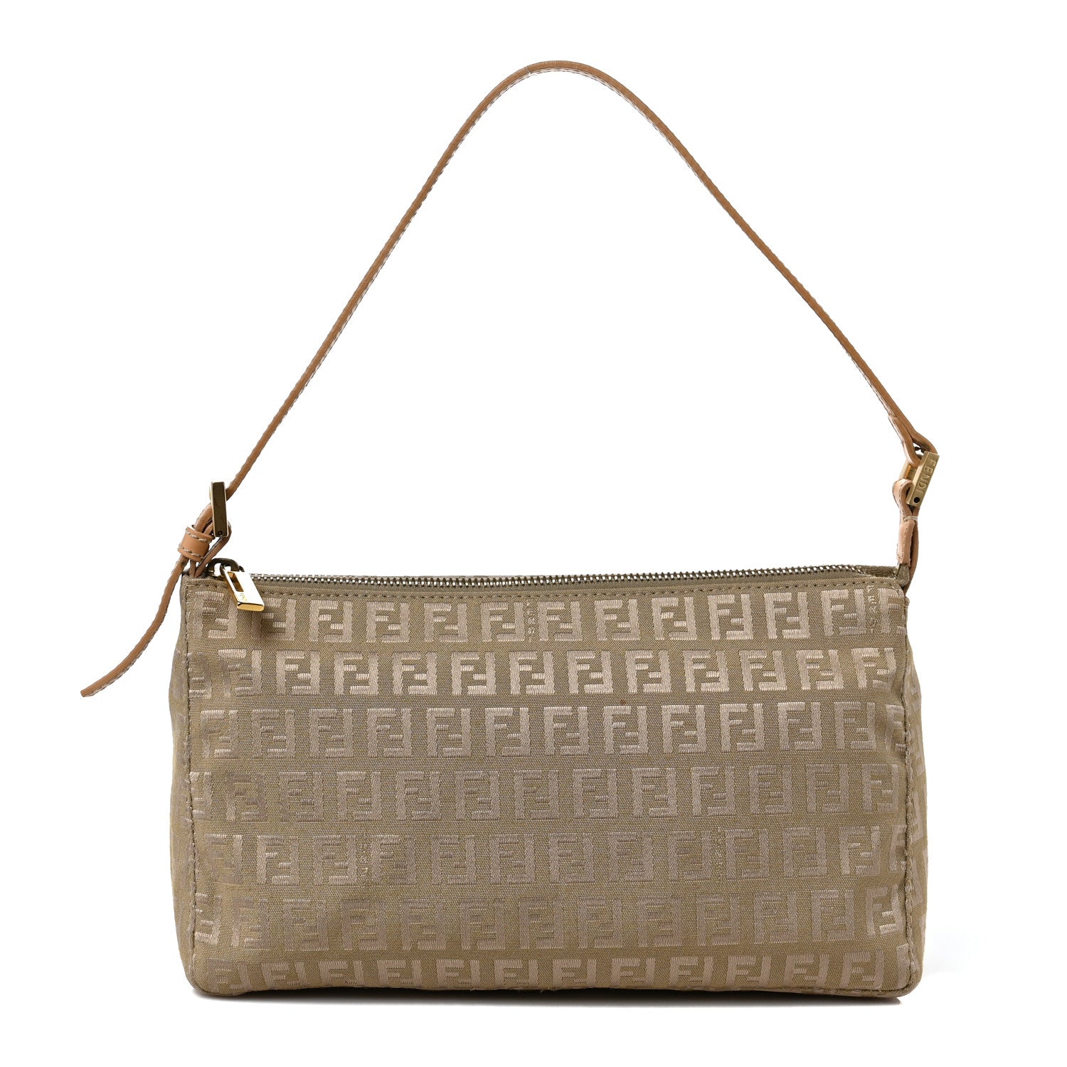 Fendi Zucchino Pochette Beige Naturale 1 of 11