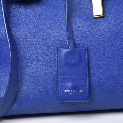 Saint Laurent Calfskin Small Classic Y Cabas Royal Blue 9 of 14