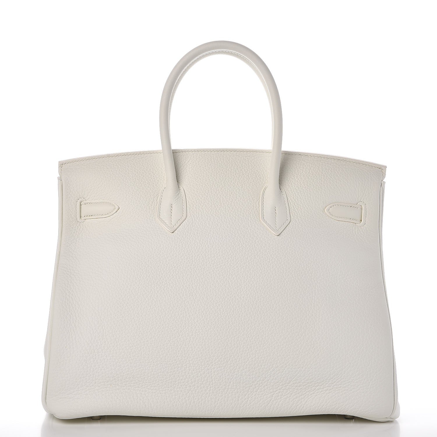 Hermes Taurillon Clemence Birkin 35 White 4 of 37