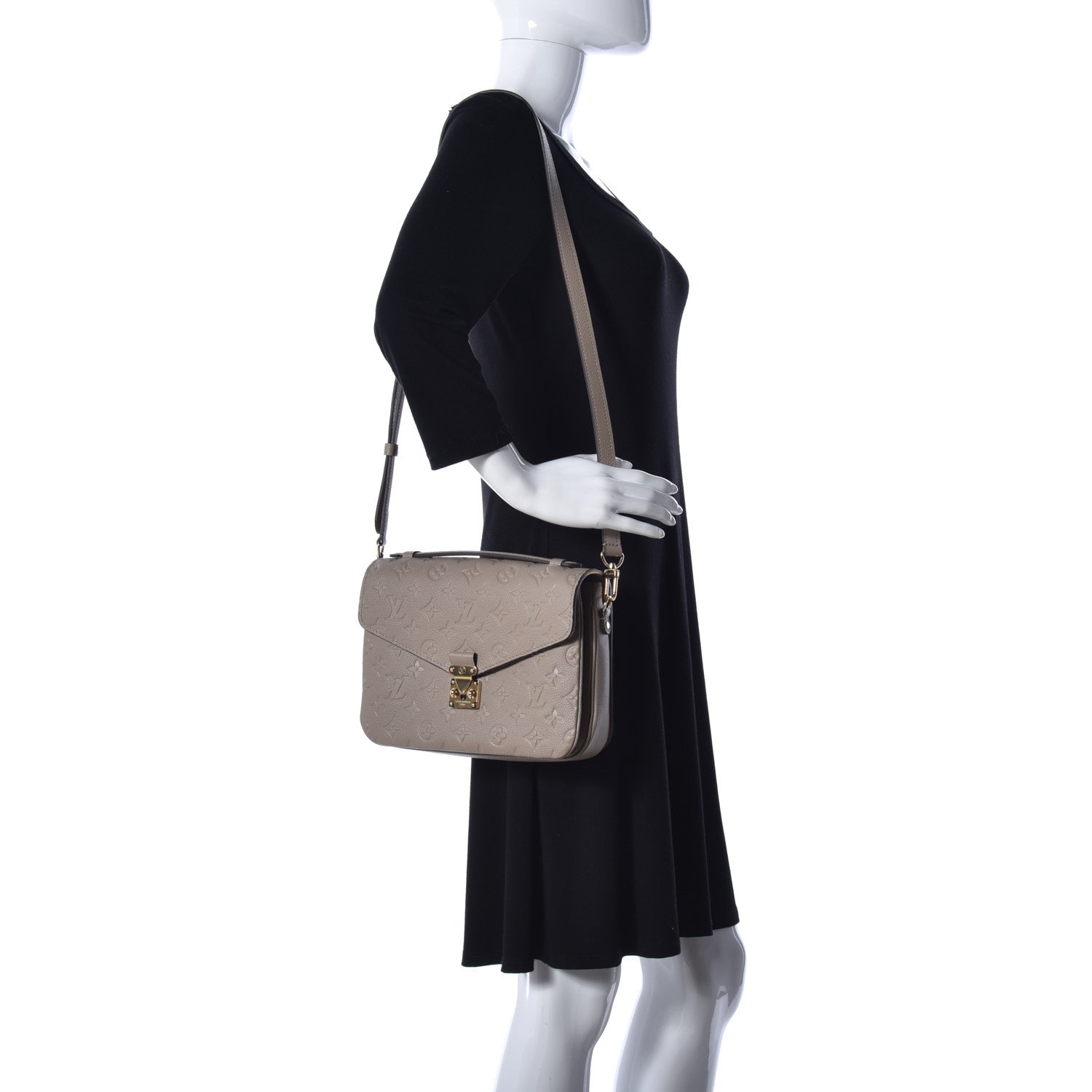 Louis Vuitton Empreinte Pochette Metis Tourterelle 2 of 12