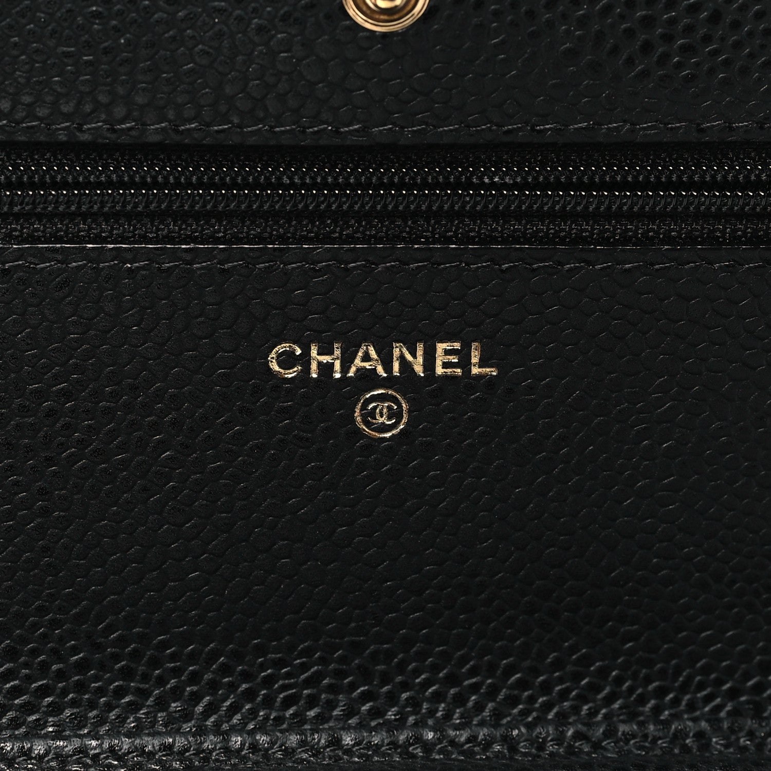 Chanel Caviar Quilted Wallet on Chain WOC Black 6 of 11