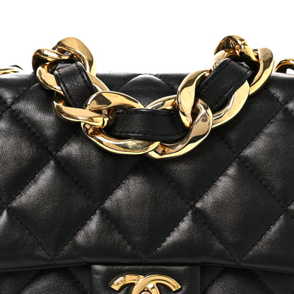 Chanel Lambskin Quilted Small Funky Town Flap Black 14 of 25