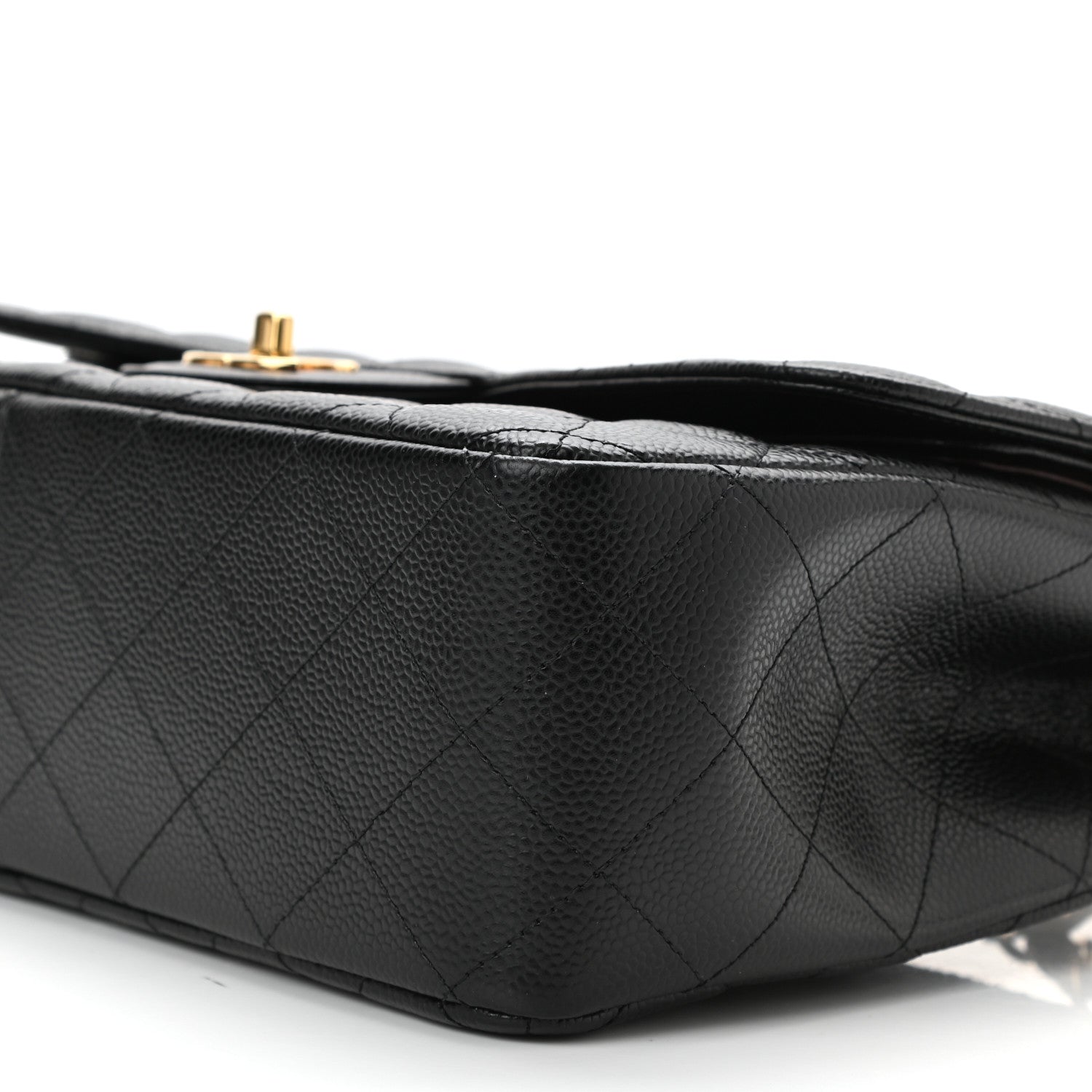 Chanel Caviar Quilted Jumbo Double Flap Black 10 of 11