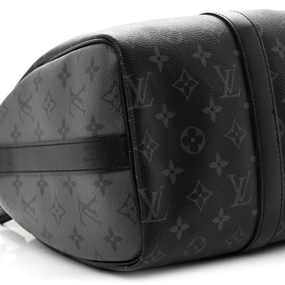 Louis Vuitton Monogram Eclipse Reverse Keepall Bandouliere 35 9 of 10