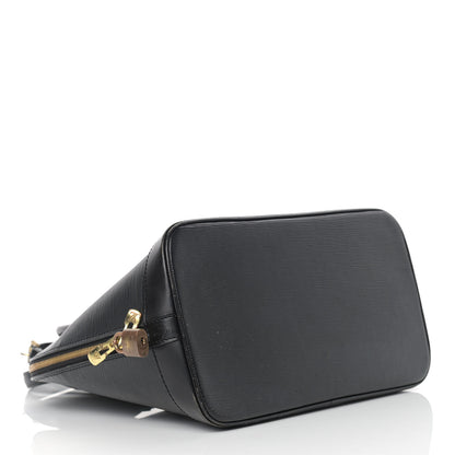 Louis Vuitton Epi Alma PM Black 4 of 17