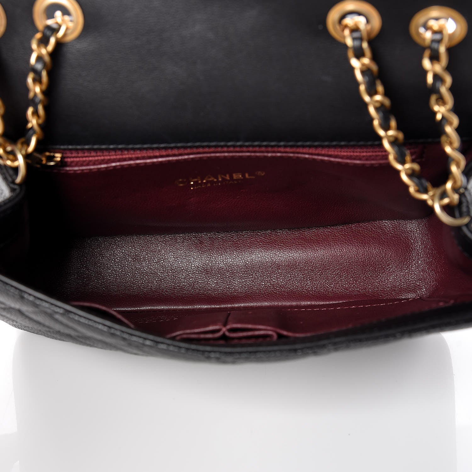 Chanel Caviar Quilted Small CC Filigree Flap Black 7 of 10