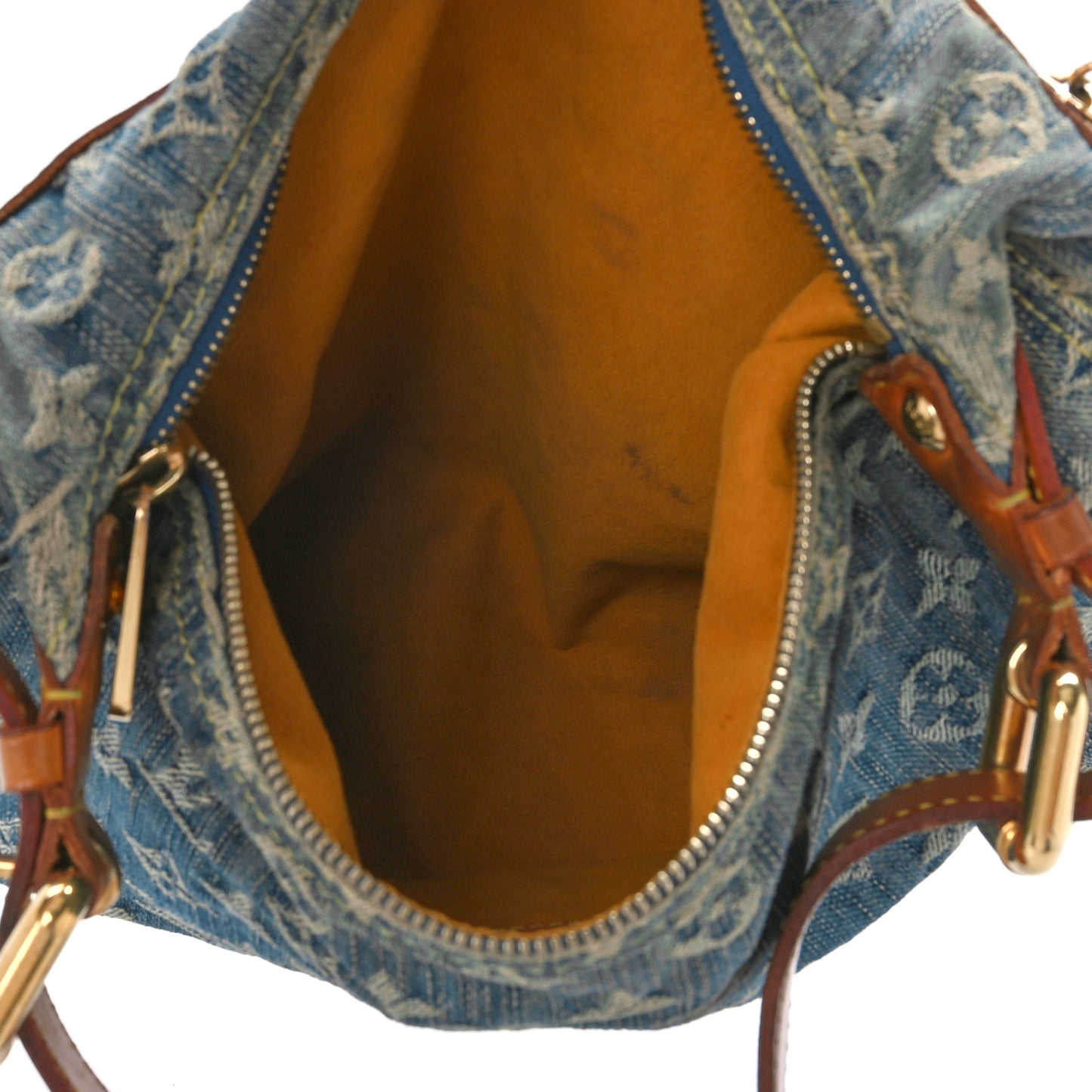 Monogram Denim Baggy PM Blue