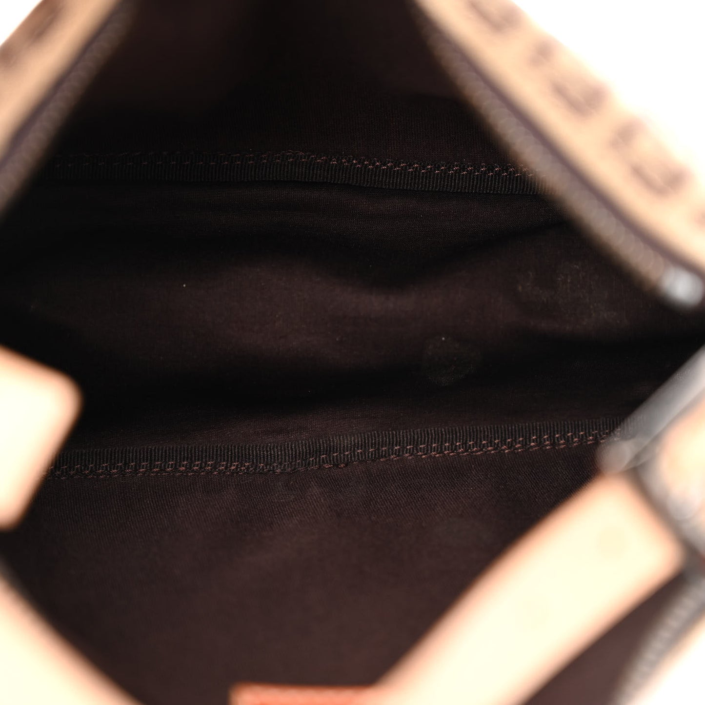 Zucchino Vitello Mini Pochette Tobacco