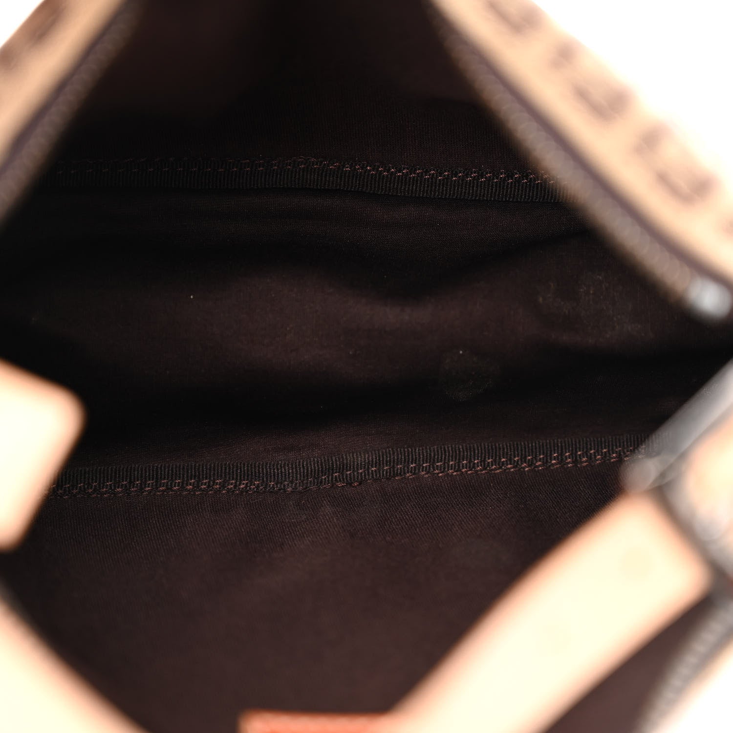 Fendi Zucchino Vitello Mini Pochette Tobacco 5 of 11
