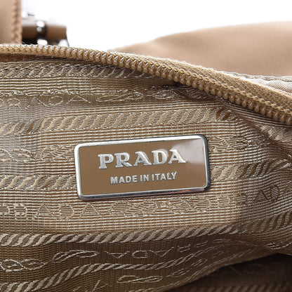 Prada Tessuto Nylon Saffiano Belt Bag Brown 8 of 11