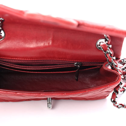 Chanel Lambskin Quilted Mini Rectangular Flap Red 4 of 4