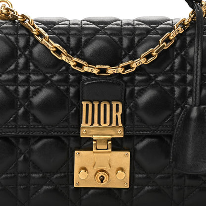 Christian Dior Lambskin Cannage Large Dioraddict Flap Bag Black 7 of 9