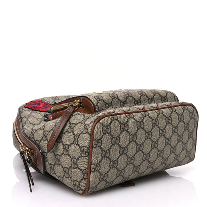 Gucci GG Supreme Monogram Web Blind For Love Embroidered Small Day Backpack 4 of 11