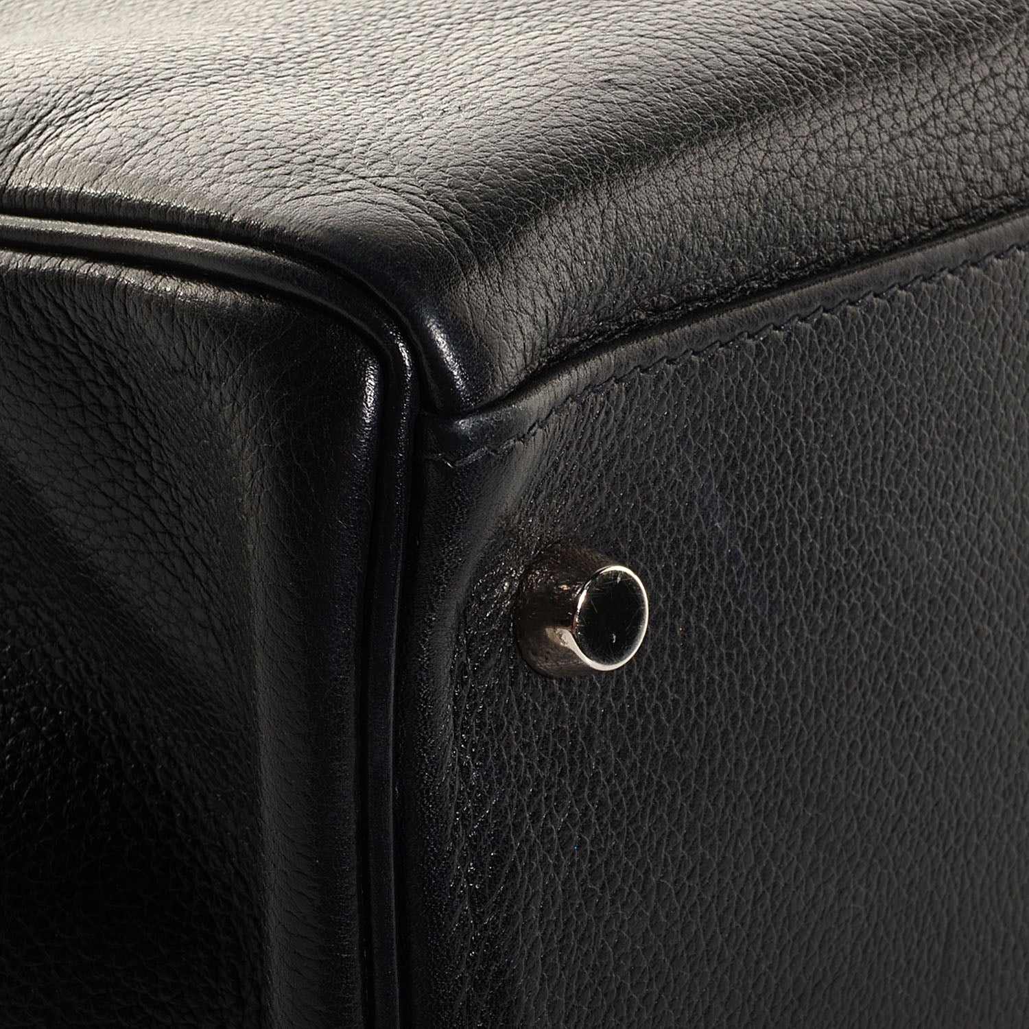Hermes Evergrain Kelly Retourne 35 Black 6 of 28