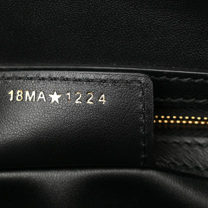 Christian Dior Tweed Cannage Groove 20 Bag Black White 7 of 14