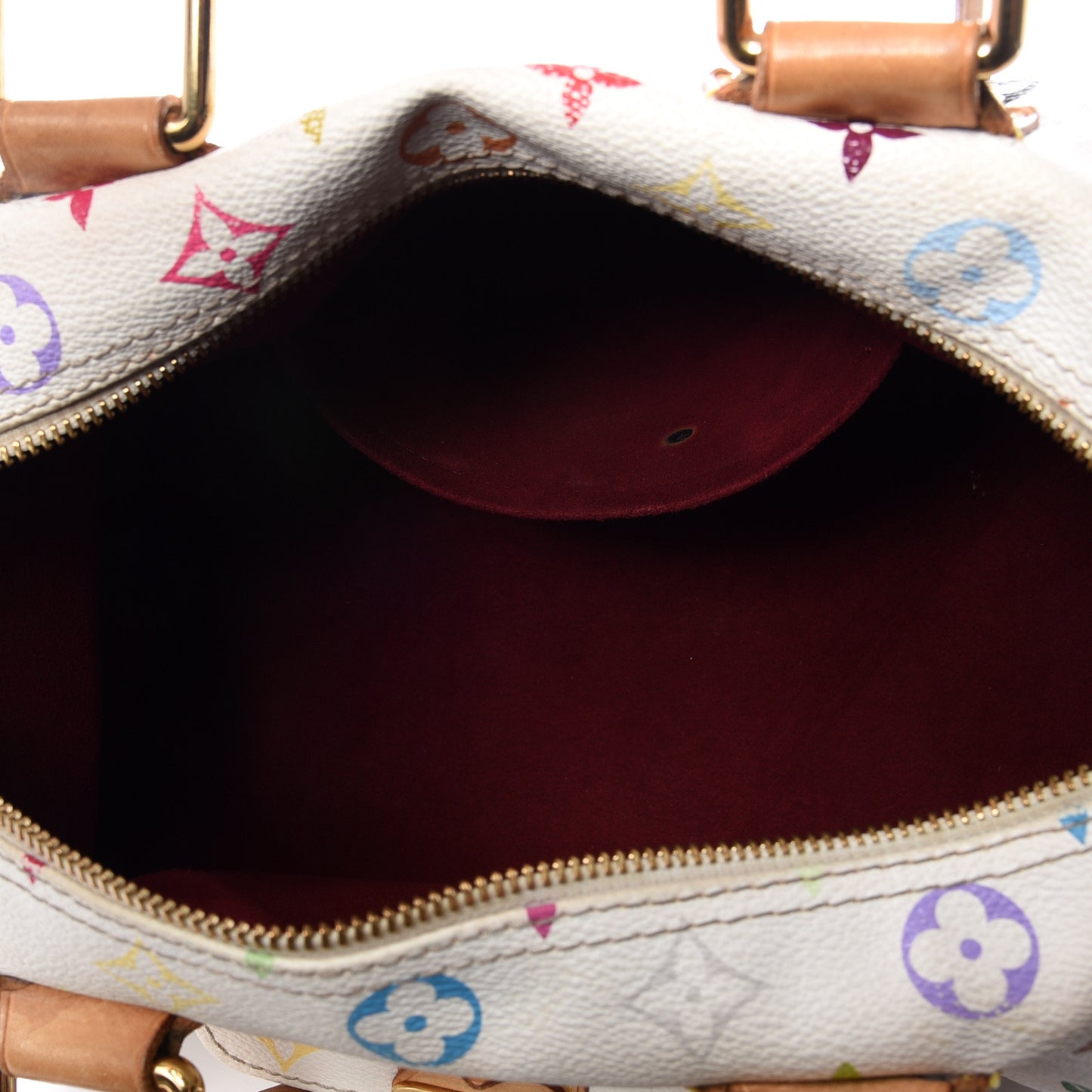 Monogram Multicolor Speedy 30 White