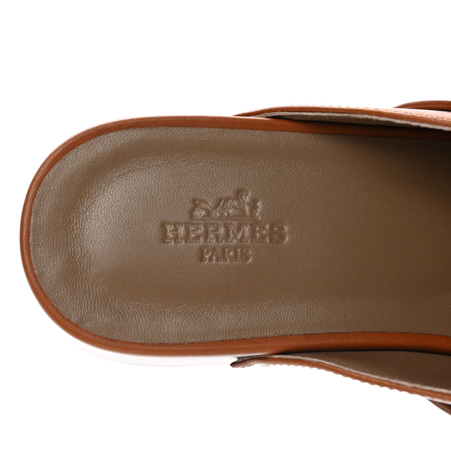 Hermes Heritage Calfskin Carlotta Mules 37 Naturel 7 of 9