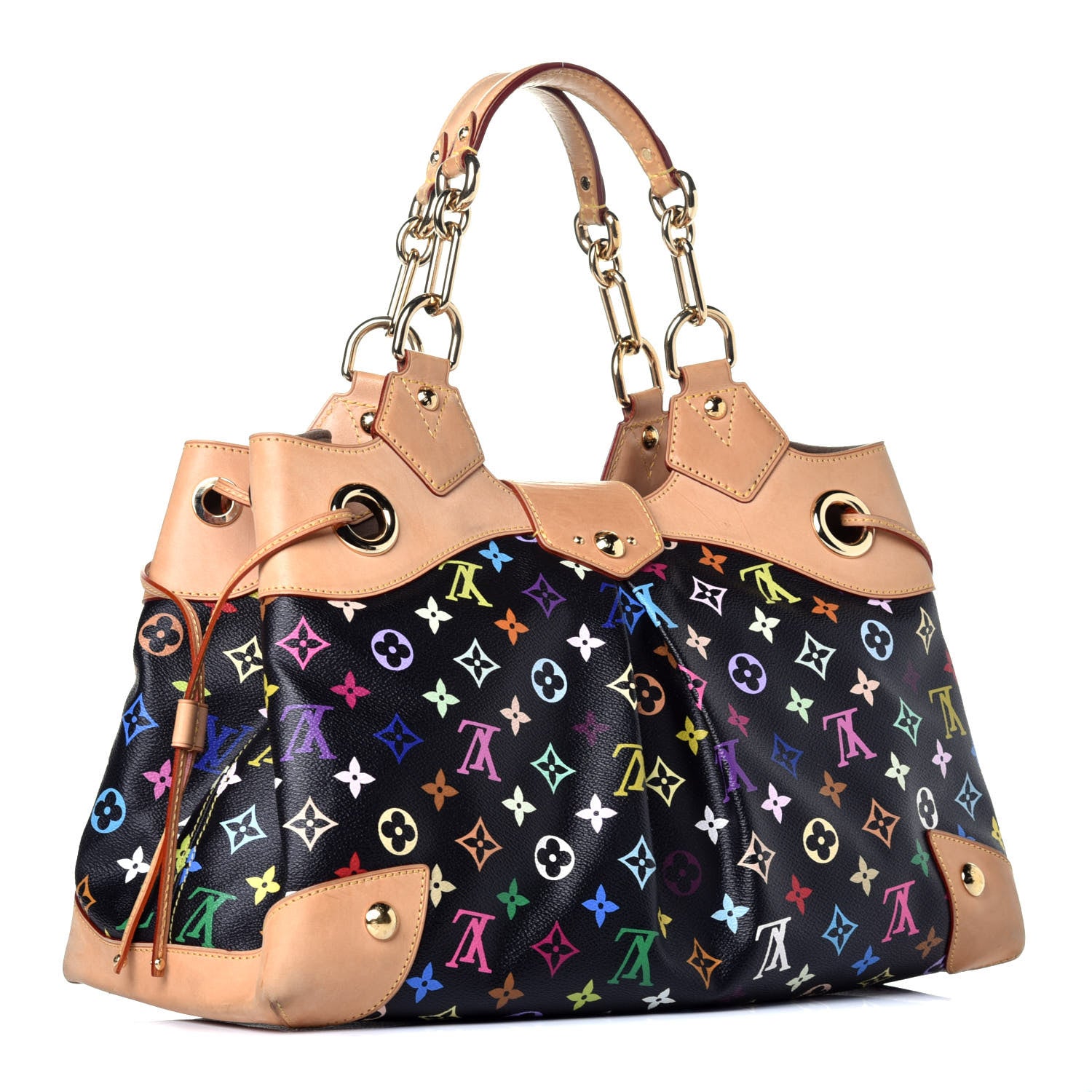 Louis Vuitton Monogram Multicolor Ursula Black 3 of 8