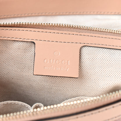 Gucci Metallic Monogram Small Lovely Heart Tote Pink 6 of 10