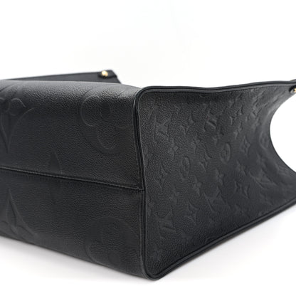 Louis Vuitton Empreinte Monogram Giant Onthego MM Black 9 of 9