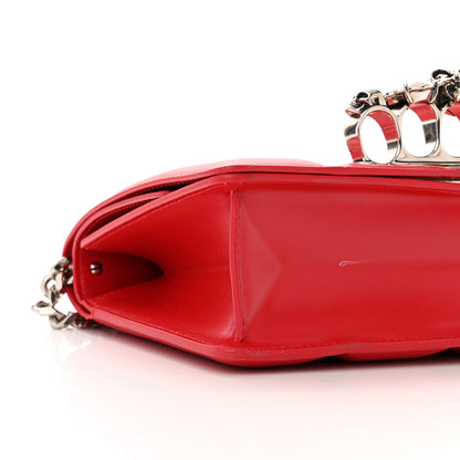 Alexander McQueen Calfskin Small Slash Bag Welsh Red 8 of 10