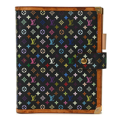 Louis Vuitton Monogram Multicolor Large Ring Agenda Black 1 of 12