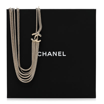 Chanel Metal Chain CC Choker Light Gold 6 of 6