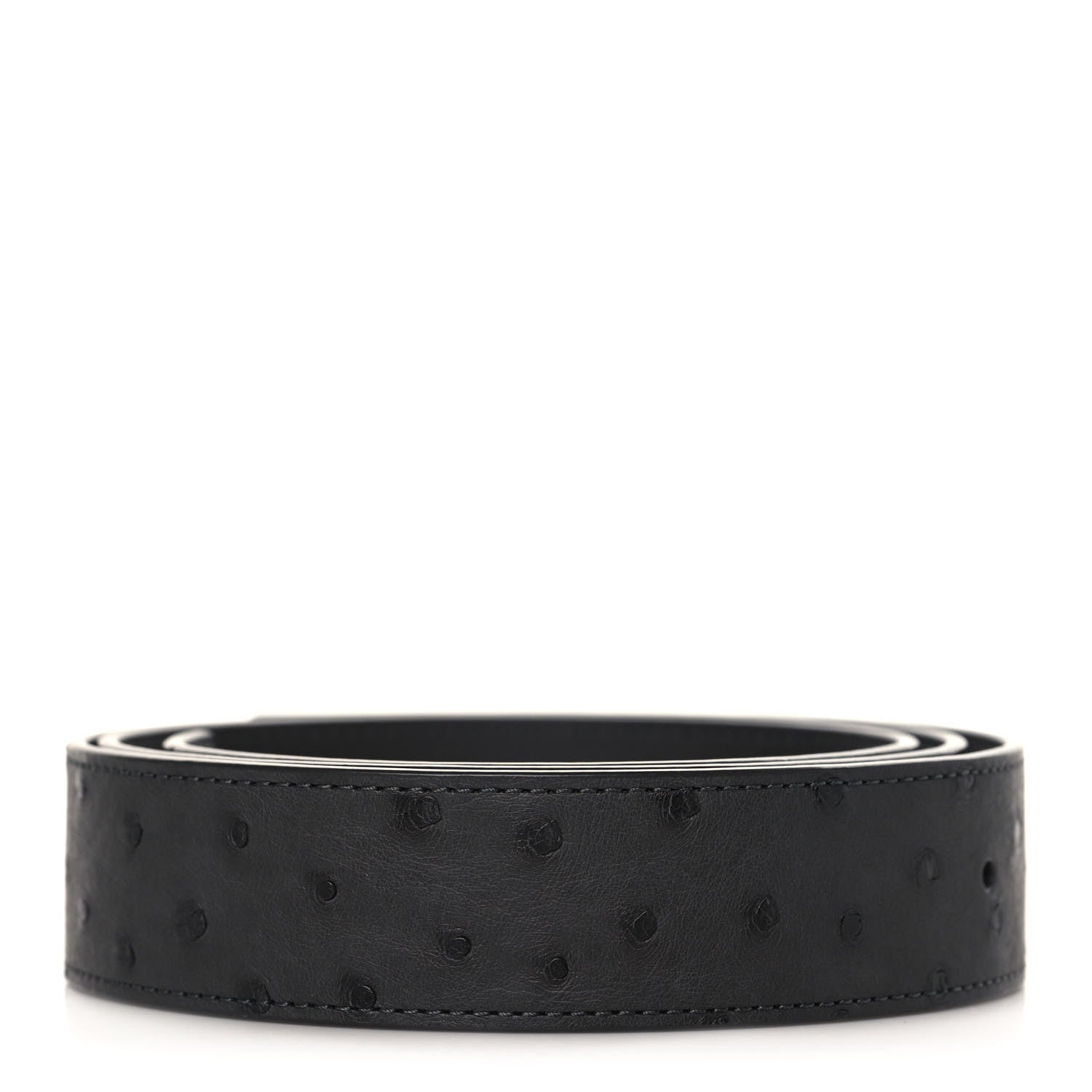 Louis Vuitton Ostrich 40MM Belt 100 40 Anthracite 1 of 5