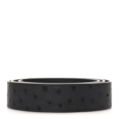 Louis Vuitton Ostrich 40MM Belt 100 40 Anthracite 1 of 5