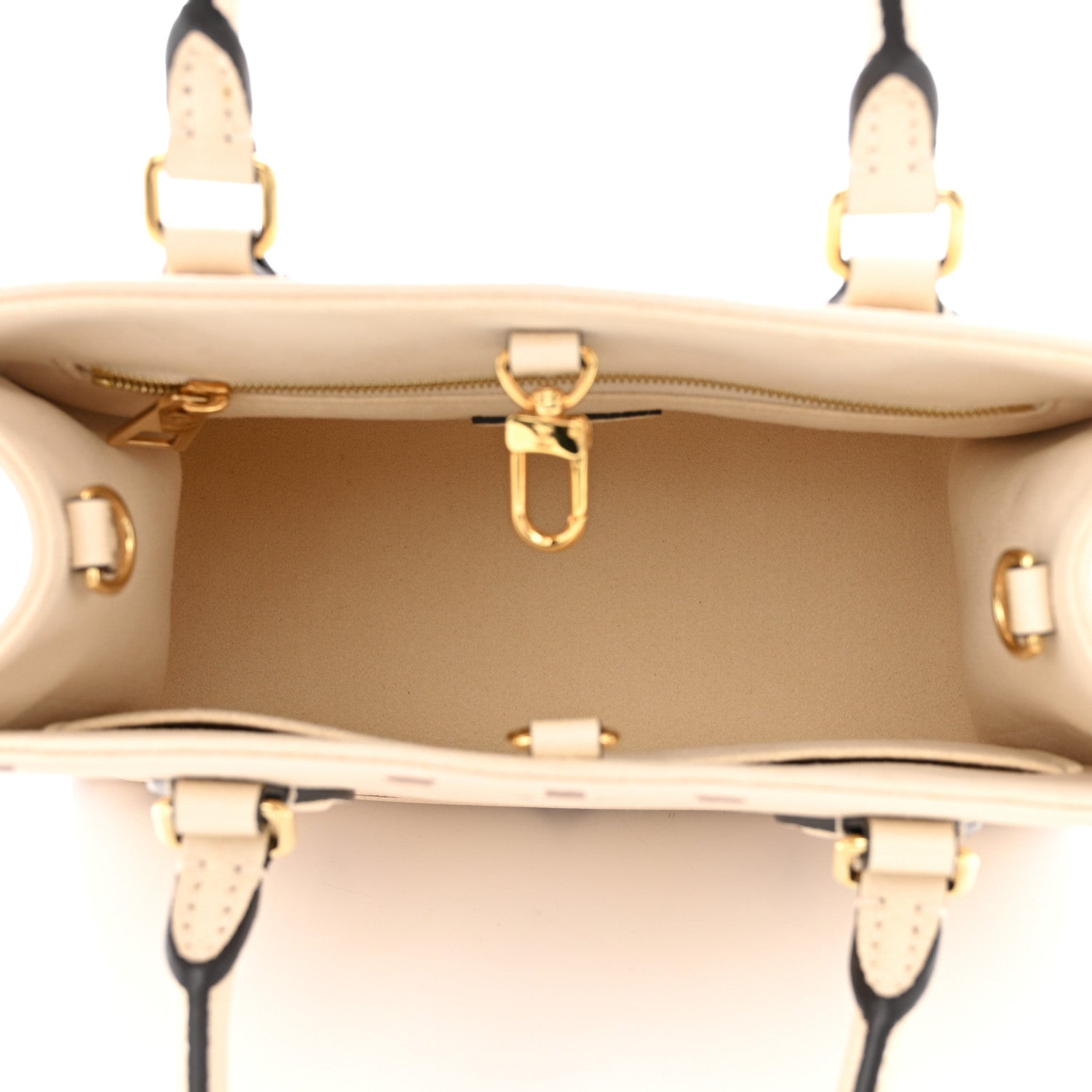 Louis Vuitton Empreinte Monogram Giant Onthego PM Creme Bois de Rose 5 of 11