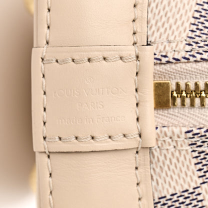 Louis Vuitton Damier Azur Braided Alma BB 6 of 9