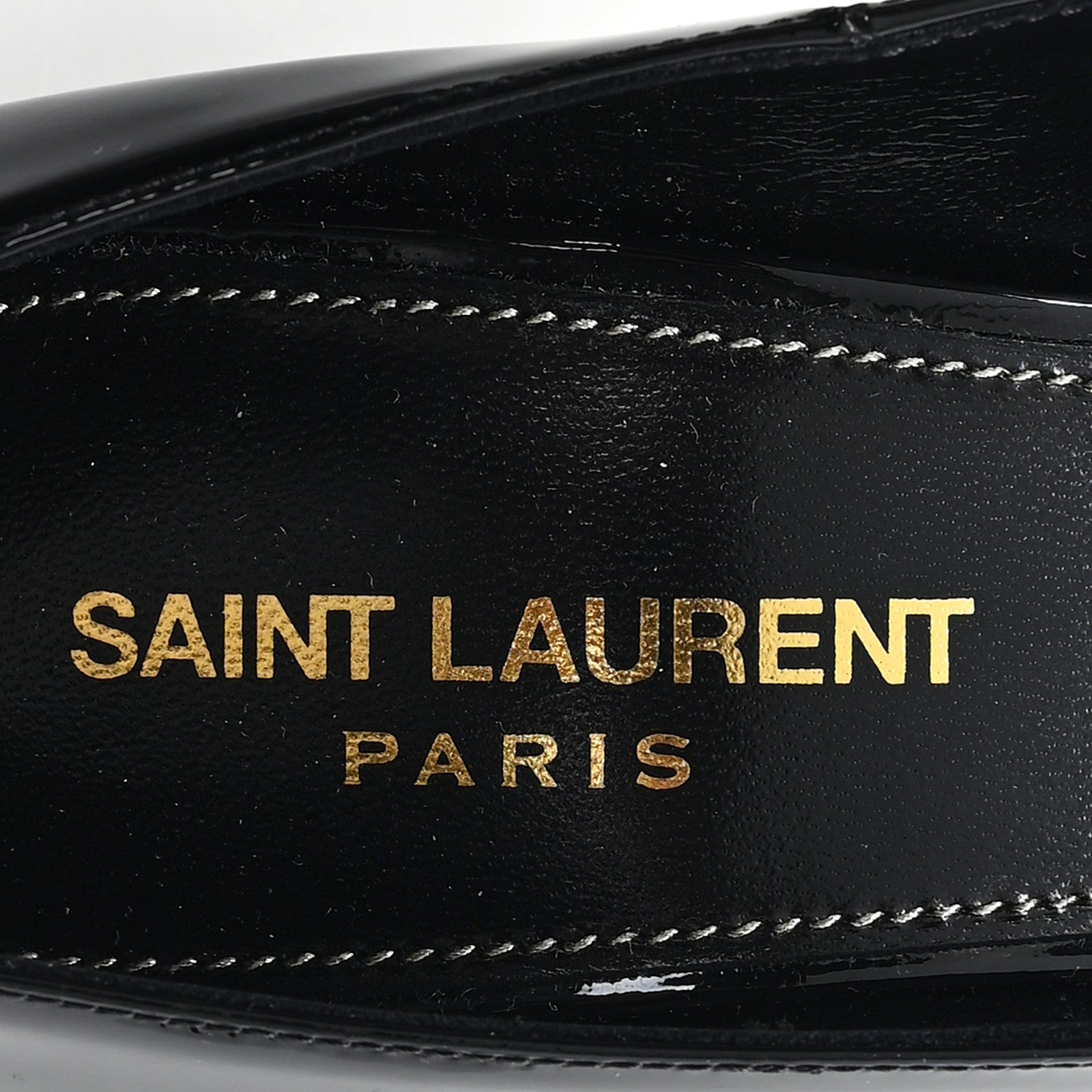Saint Laurent Patent Calfskin Opyum 110 Pumps 36.5 Black 1861666