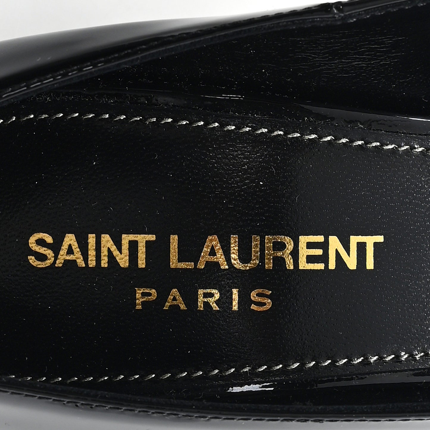Patent Calfskin Opyum 110 Pumps 36.5 Black