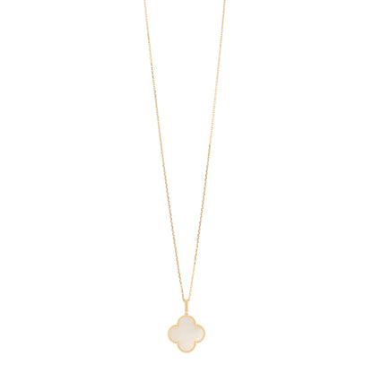 Van Cleef & Arpels 18K Yellow Gold Mother of Pearl Magic Alhambra Long Necklace 1 of 5