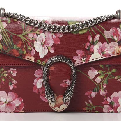 Gucci Calfskin Blooms Print Small Dionysus Shoulder Bag Romantic Cherry Multicolor 8 of 12