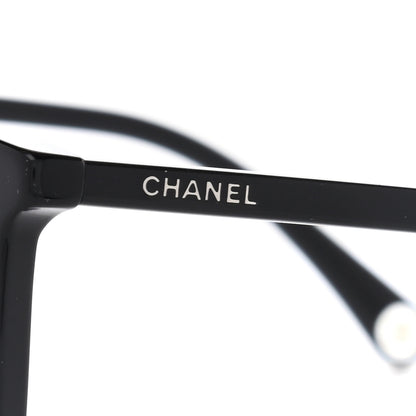 Chanel Acetate Polarized Square Sunglasses 5447 Black 8 of 8