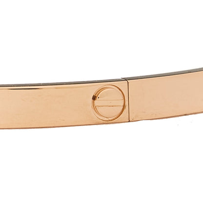 Cartier 18K Pink Gold 6 Diamond Small LOVE Bracelet 16 5 of 7