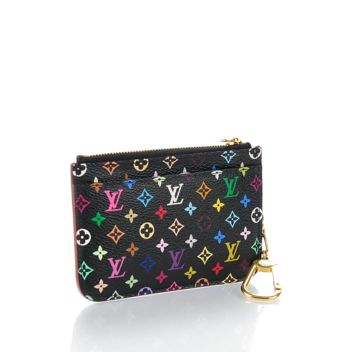 Monogram Multicolor Key Pouch Black Grenade