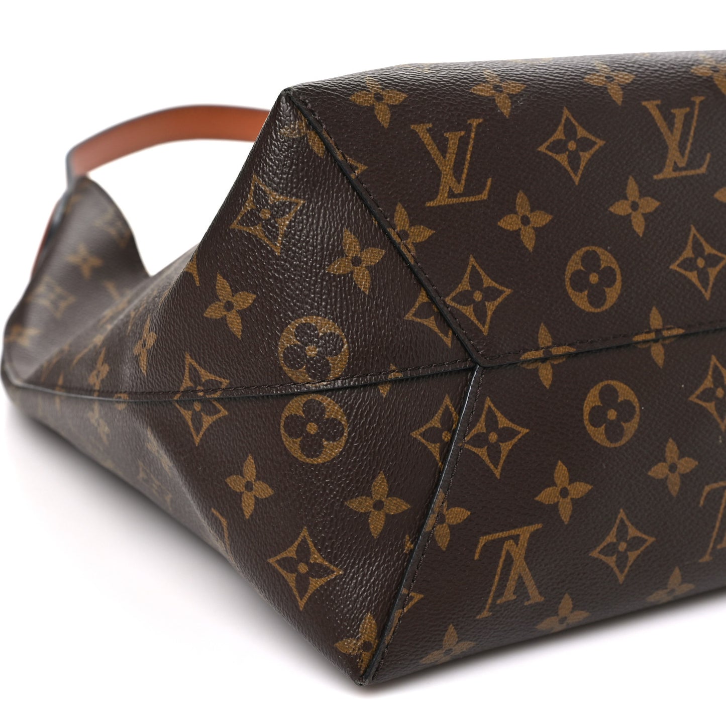Monogram Flower Hobo Caramel