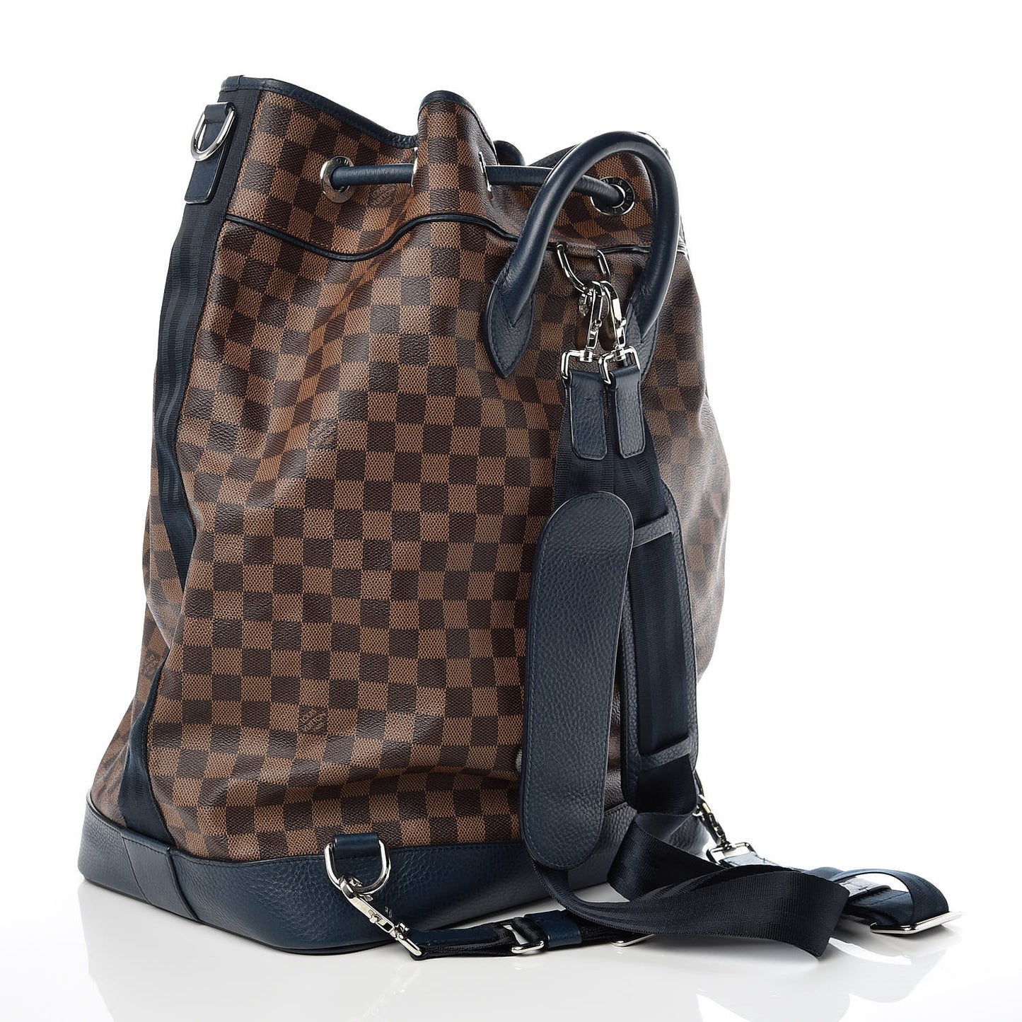 Damier Ebene Sac Marin Backpack Blue Marine