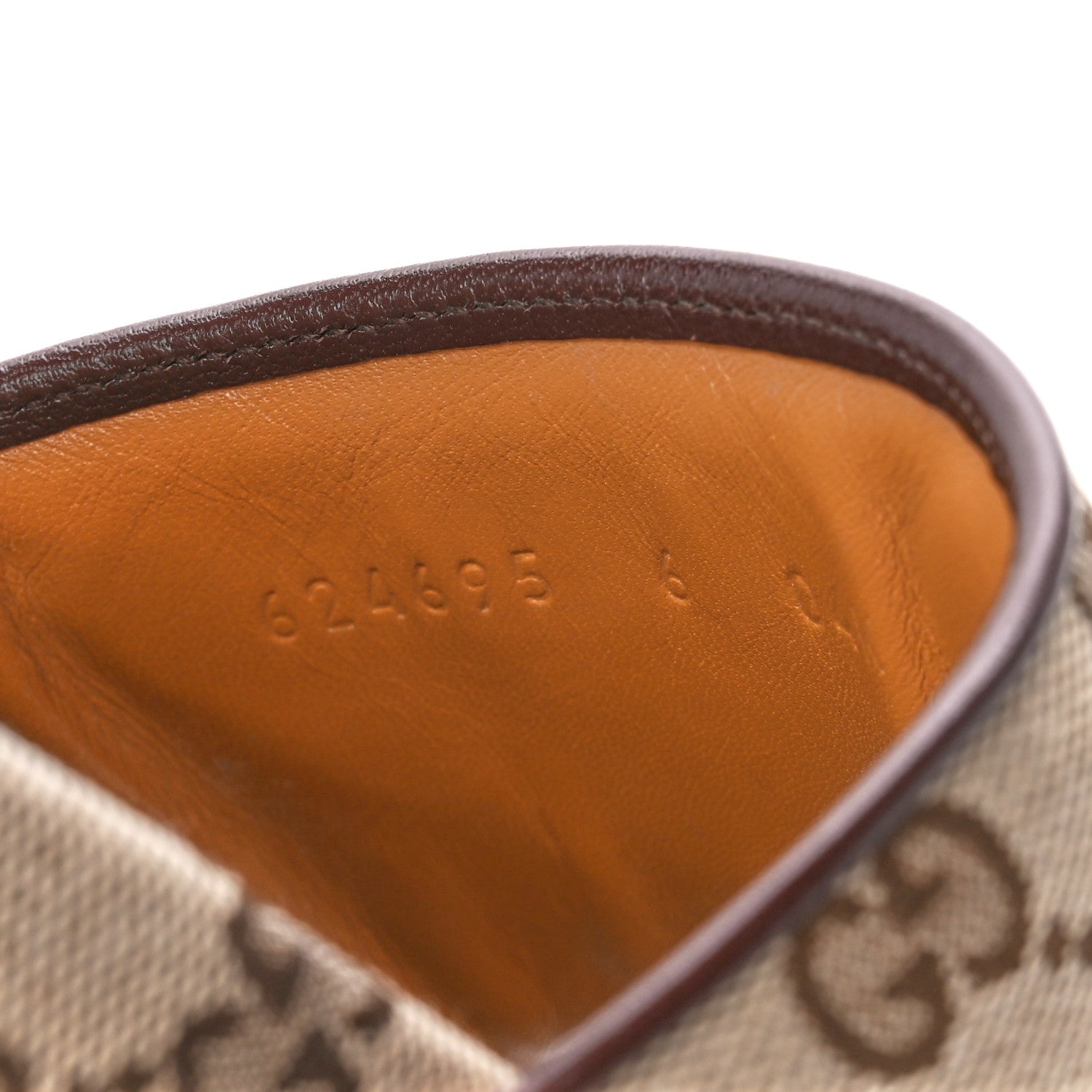 Gucci Canvas GG Monogram Mens Slide Sandals 6 Beige 9 of 10
