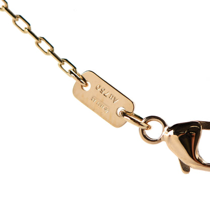 Gucci 18K Yellow Gold Blue Topaz Running G Pendant Necklace 4 of 6
