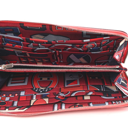 Hermes Epsom Silk'In Wallet Rose Jaipur 5 of 10