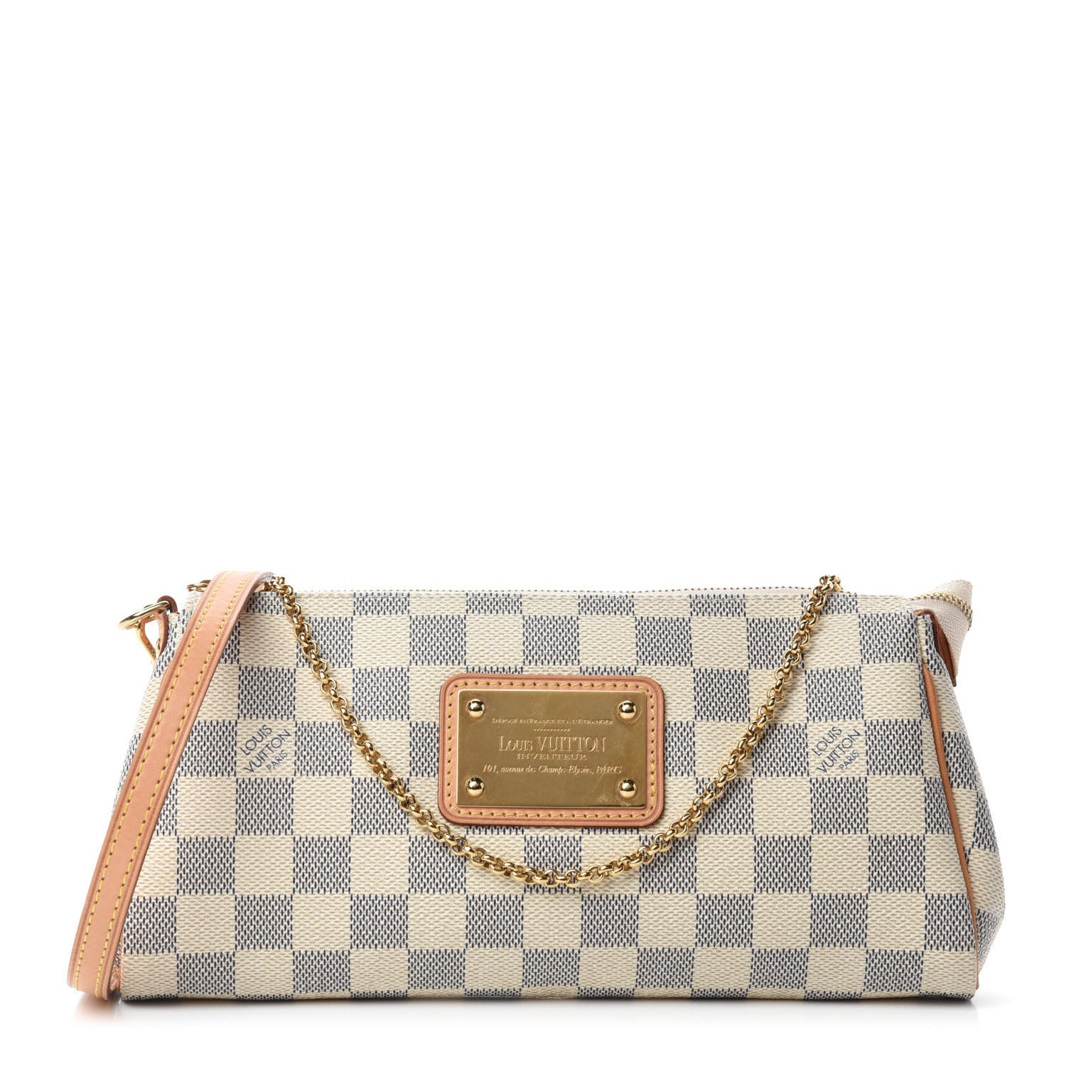 Louis Vuitton Damier Azur Eva Clutch 1 of 10