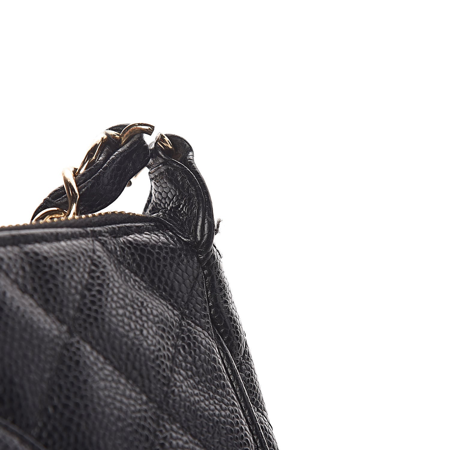 Chanel Caviar Quilted CC Shoulder Bag Black 15 of 17