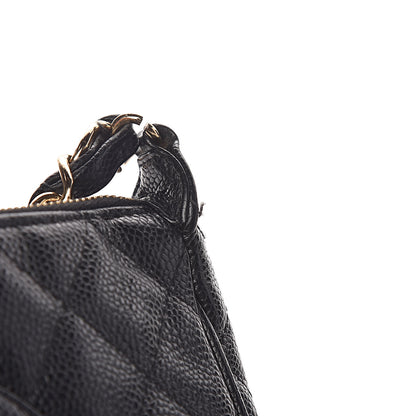 Chanel Caviar Quilted CC Shoulder Bag Black 15 of 17