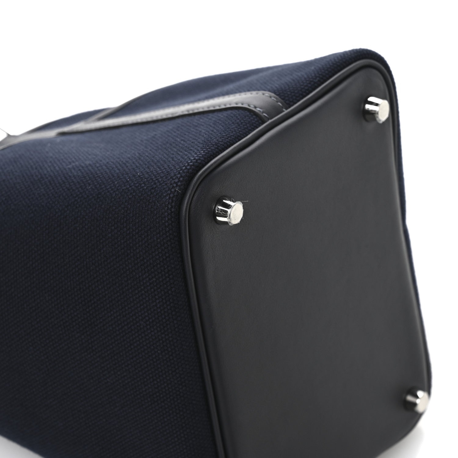 Hermes Toile Goeland Swift Cargo Picotin Lock 18 Bleu Marine 11 of 13